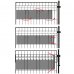 Springos Tieniace plotové pásky a klipy (20ks) - PVC - 35m x 4,75cm - 450 g/m2 - antracit