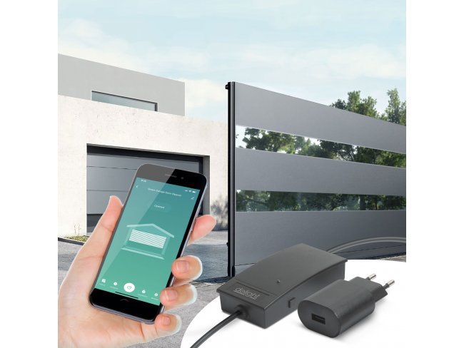 Sada Smart Wi-Fi garážového otvárača - s USB - so senzorom otvárania