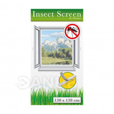 Sieťka proti hmyzu na okno - 130x130 cm - biela
