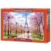 CASTORLAND Puzzle 1000 dielikov - Romantická prechádzka Parížom - 68x47cm