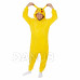 Plyšový overal Kigurumi - vzor pikachu - 120 -130 cm