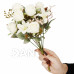 Springos Umelé kvety - 9 kvetov - 37 cm - biele