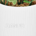 Springos Umelá levanduľa v kčrepníku - 26 cm - biely črepník