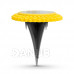 LED zapichovacia solárna lampa - žltá - studená biela LED - 11,5 x 2,3 cm