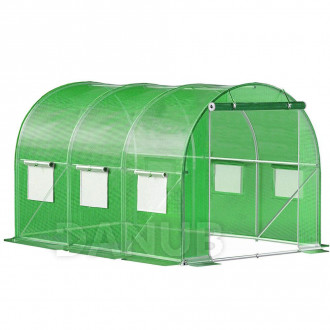 Fóliový záhradný skleník UV4 - 140g/m2 - 3x2x2 m - zelený