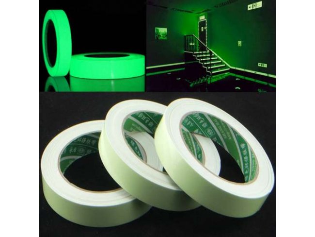Samolepiaca fluorescenčná páska - 10 mm x 3 m