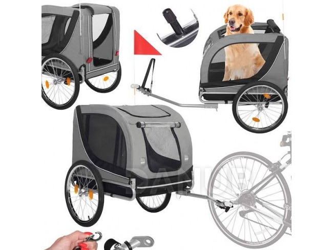 Cyklovozík za bicykel pre psa - 40 kg 