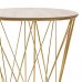 SPRINGOS drôtený konferenčný stolík Vintage 35cm - zlatý