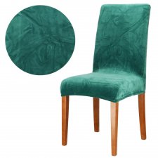 SPRINGOS Návlek na stoličku univerzálny - zelený zamat