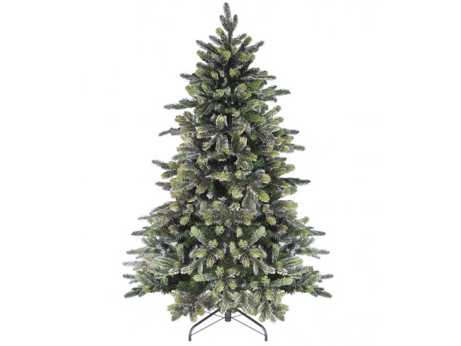 Umelý vianočný stromček PREMIUM 3D + 2D zasnežené ihličie - 150 cm