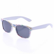 Slnečné okuliare Wayfarer Rainbow biele