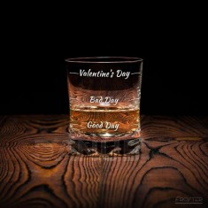 Valentínsky pohár na whiskey