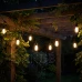 Solárna záhradná girlanda 15x LED plameň dekoratívne svetielka 15m 1800K teplá FLAME LUMILED
