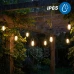 Solárna záhradná girlanda 15x LED plameň dekoratívne svetielka 15m 1800K teplá FLAME LUMILED
