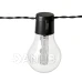 Girlanda solárna záhradná 30x LED dekoratívna žiarovka 10, 7m 2700K teplá LUMILED