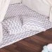 Detský indiánsky stan Teepee - sivý cikcak