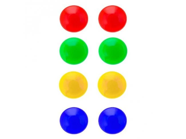 Farebné magnety na tabuľu 8ks