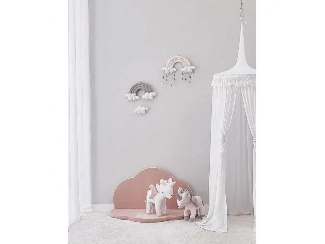 Hracia podložka ružový mrak 100cm 