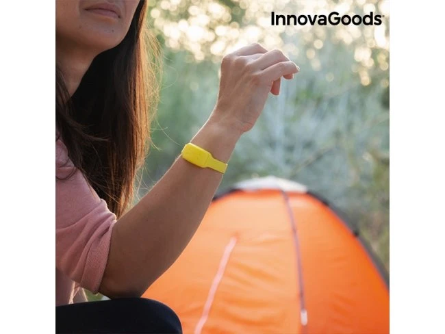 InnovaGoods Repelentný Náramok s vôňou Citronely - žltý