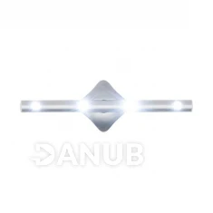 LED batériové svietidlo, hliník, univerzálne, samolepiace