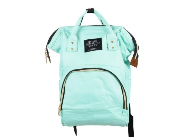Prebalovací batoh na kočík - mätový