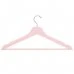 Drevené vešiaky na šaty - 3 ks - ružové