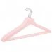 Drevené vešiaky na šaty - 3 ks - ružové