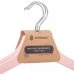 Drevené vešiaky na šaty - 3 ks - ružové