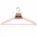 Drevené vešiaky na šaty - 3 ks - ružové