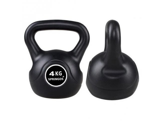 Kettlebell čierny - 4kg