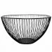 Kovový kôš na ovocie - 25x15cm - čierny