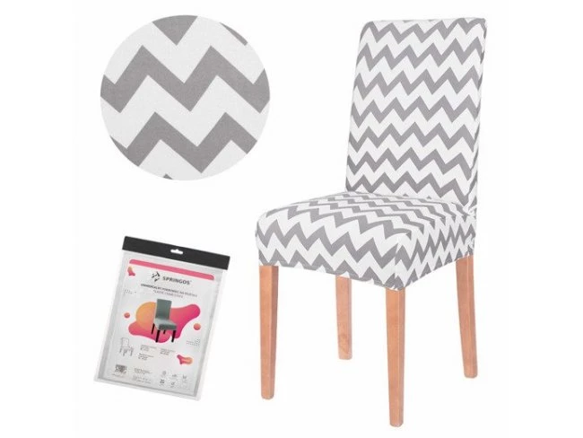 Návlek na stoličku univerzálny - cik cak