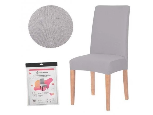 Návlek na stoličku univerzálny - sivý