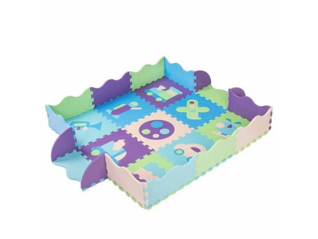 Penové puzzle s ohradkou 30x30cm 