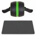Posilňovacie koliesko s podložkou na kolená - čierno-zelené