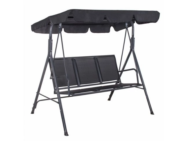 Záhradná hojdačka FIONA – čierna