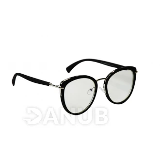 Okuliare na počítač Blue Light Silver Matt Details Woman BLACK