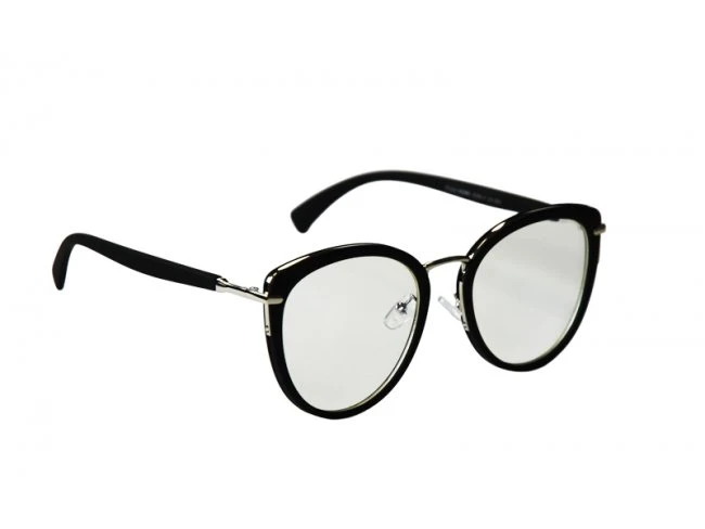 Okuliare na počítač Blue Light Silver Matt Details Woman BLACK