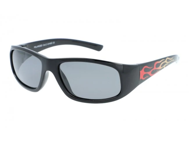 Detské polarizačné okuliare Flame - Black