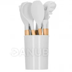 Kuchynské náradie - sada - 12 ks - sivá