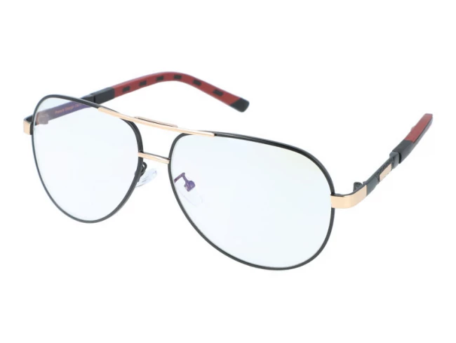 Okuliare na počítač Blue Light - Aviator Man Black