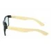 Okuliare na počítač Blue Light drevené Wayfarer Modern Black Wood