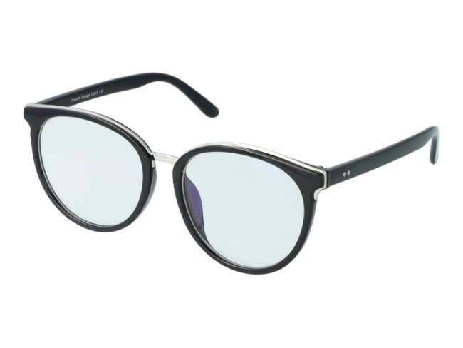 Okuliare na počítač Blue Light Silver Line Black