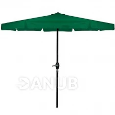 Skladací záhradný slnečník veľký - 400 cm - zelený