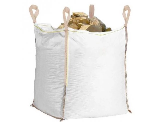 Big Bag vrece s nosnosťou 500 kg - biela s béžovou