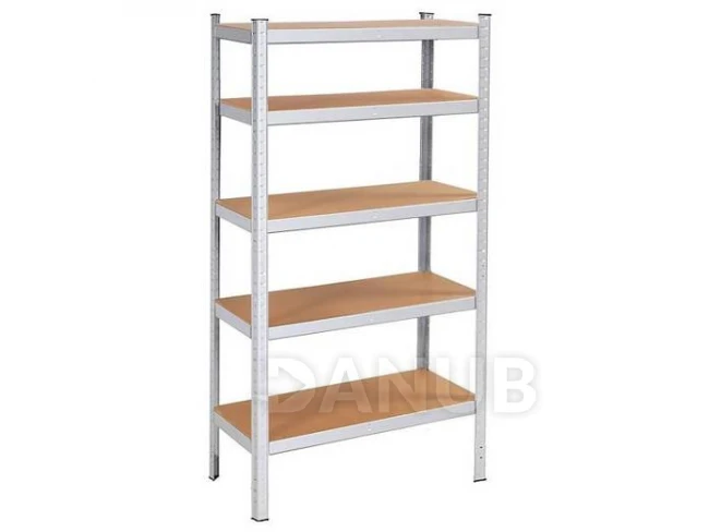 Kovový regál s 5 policami - 180x90x40cm 