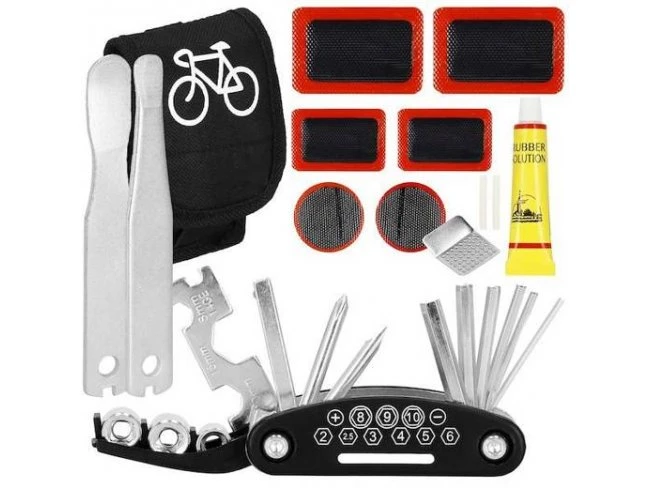 Súprava na opravu pneumatík pre bicykle - 14ks
