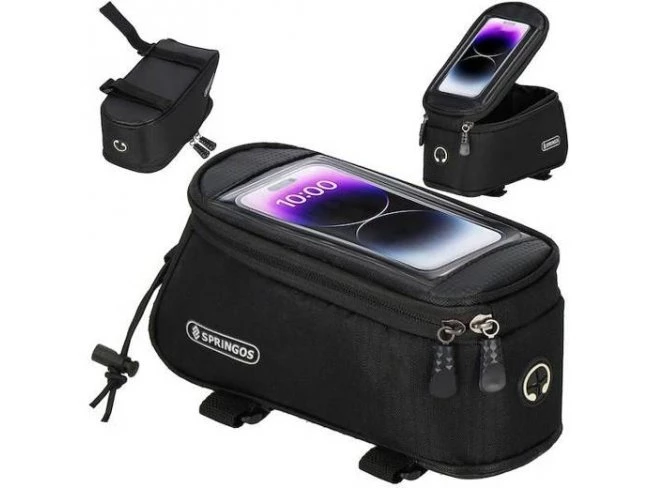 Taška na bicykel s držiakom na telefón - vodotesná