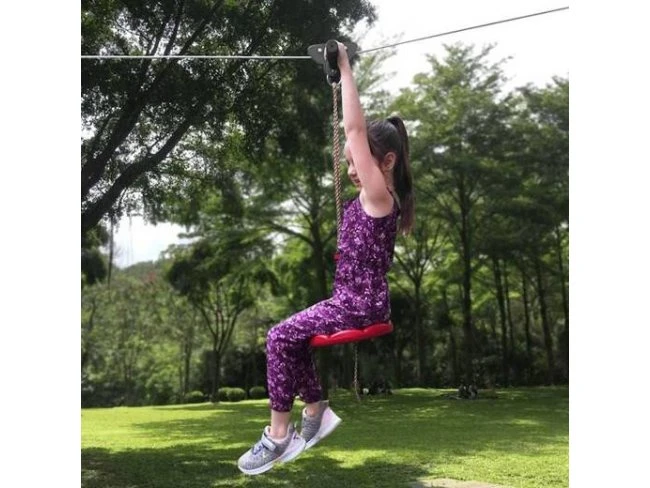 Zip-line pre deti do záhrady - zjazd na lane - do 120 kg