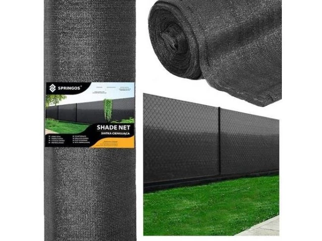 Tieniaca sieť - 63% tienenie - 1,5x25m - 65g/m2 - antracit